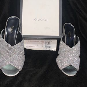 Gucci mules slightly worn flashy cute stylish